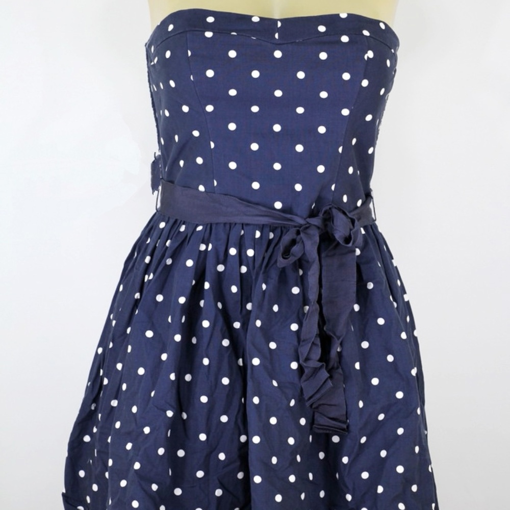 Abercrombie & Fitch Summer POLKA DOT Strapless Dre